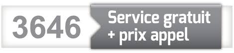 Numéro 3646, service gratuit + prix appel.
